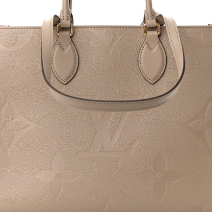 Louis Vuitton Empreinte Monogram Giant Onthego MM Tourterelle 7 of 9