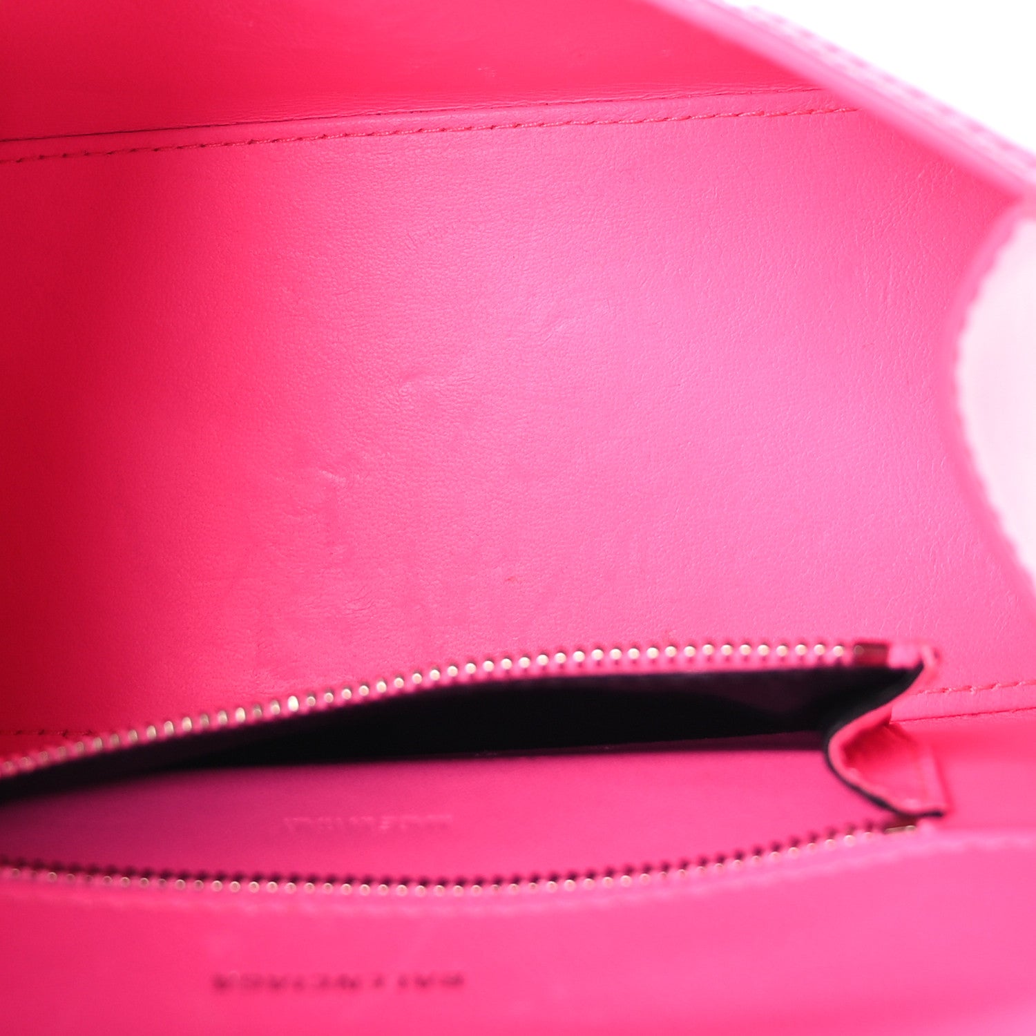 Balenciaga Shiny Box Calfskin Small Hourglass Top Handle Bag Hot Pink 5 of 9