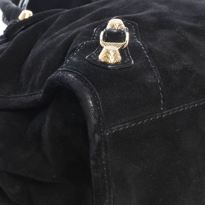Balenciaga Baby Daim Suede Giant 12 Gold Hardware City Black 5 of 11