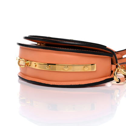 Chloe Spazzolato Sfumato Lambskin Calfskin Small Nile Bracelet Minaudiere Bag Ideal Blush 6 of 14