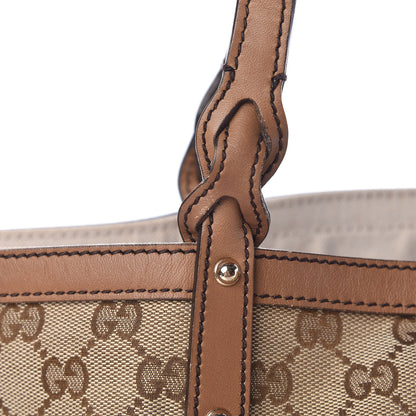 Gucci Monogram Medium Craft Tote Brown 10 of 15