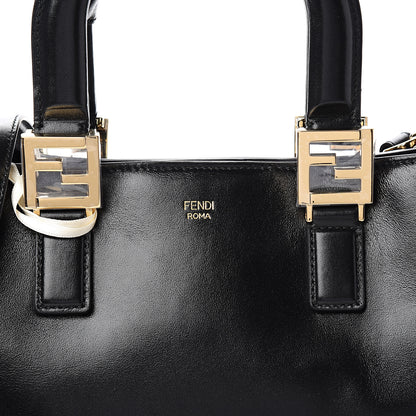 Fendi Vitello Glacier Small FF Tote Black 9 of 9