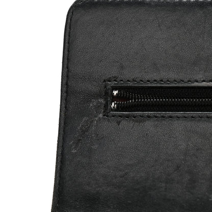 Chanel Lambskin Quilted Wallet On Chain WOC Black 12 of 18