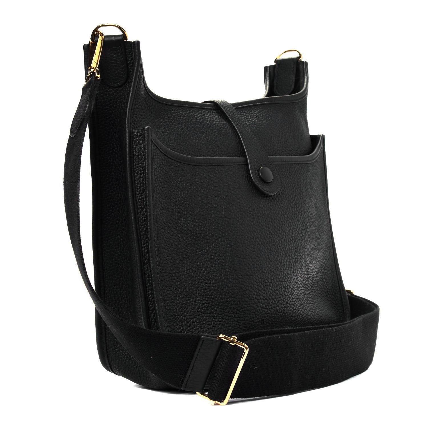 Hermes Taurillon Clemence Evelyne III PM Black 2 of 5