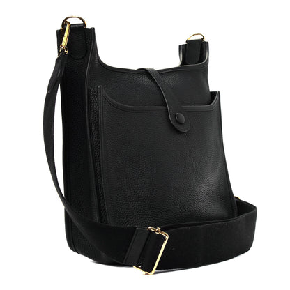 Hermes Taurillon Clemence Evelyne III PM Black 2 of 5