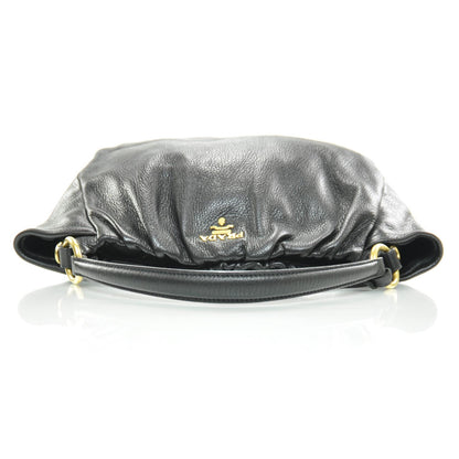 Prada Cervo Deerskin Hobo Bag Nero Black 5 of 9