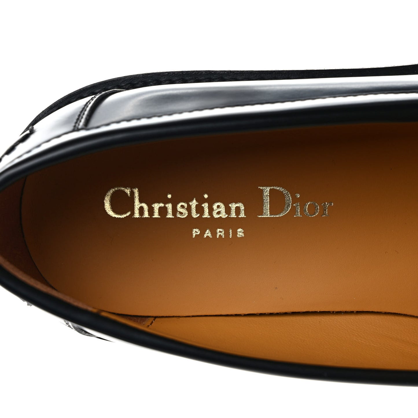 Brushed Calfskin Boy Loafers 38.5 Black