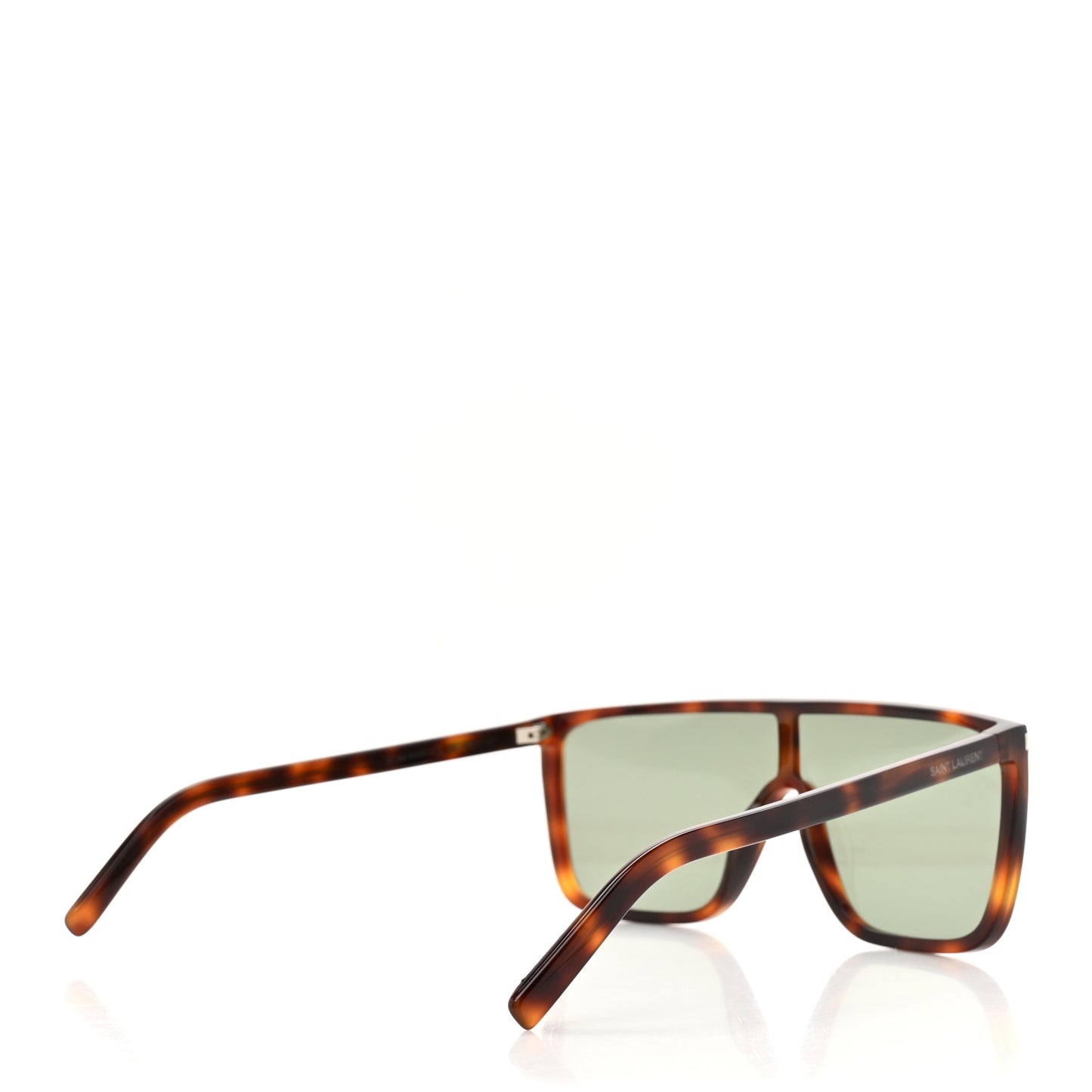 Metal SL 364 Mask Sunglasses Tortoise