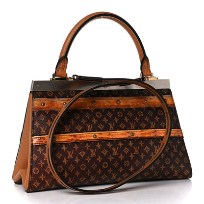Louis Vuitton Calfskin Transformed Monogram Time Trunk Crown Frame Bag 3 of 12