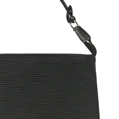 Louis Vuitton Epi Pochette Accessories 21 Black 7 of 9