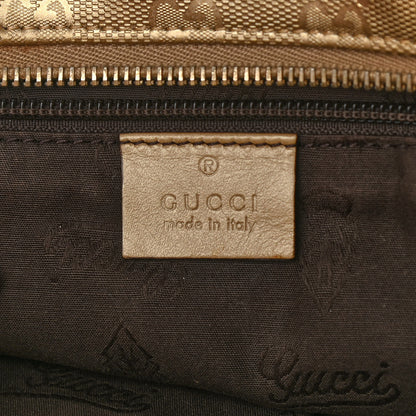 Gucci Imprime Monogram Medium Zippered Shopping Tote Champagne 6 of 11