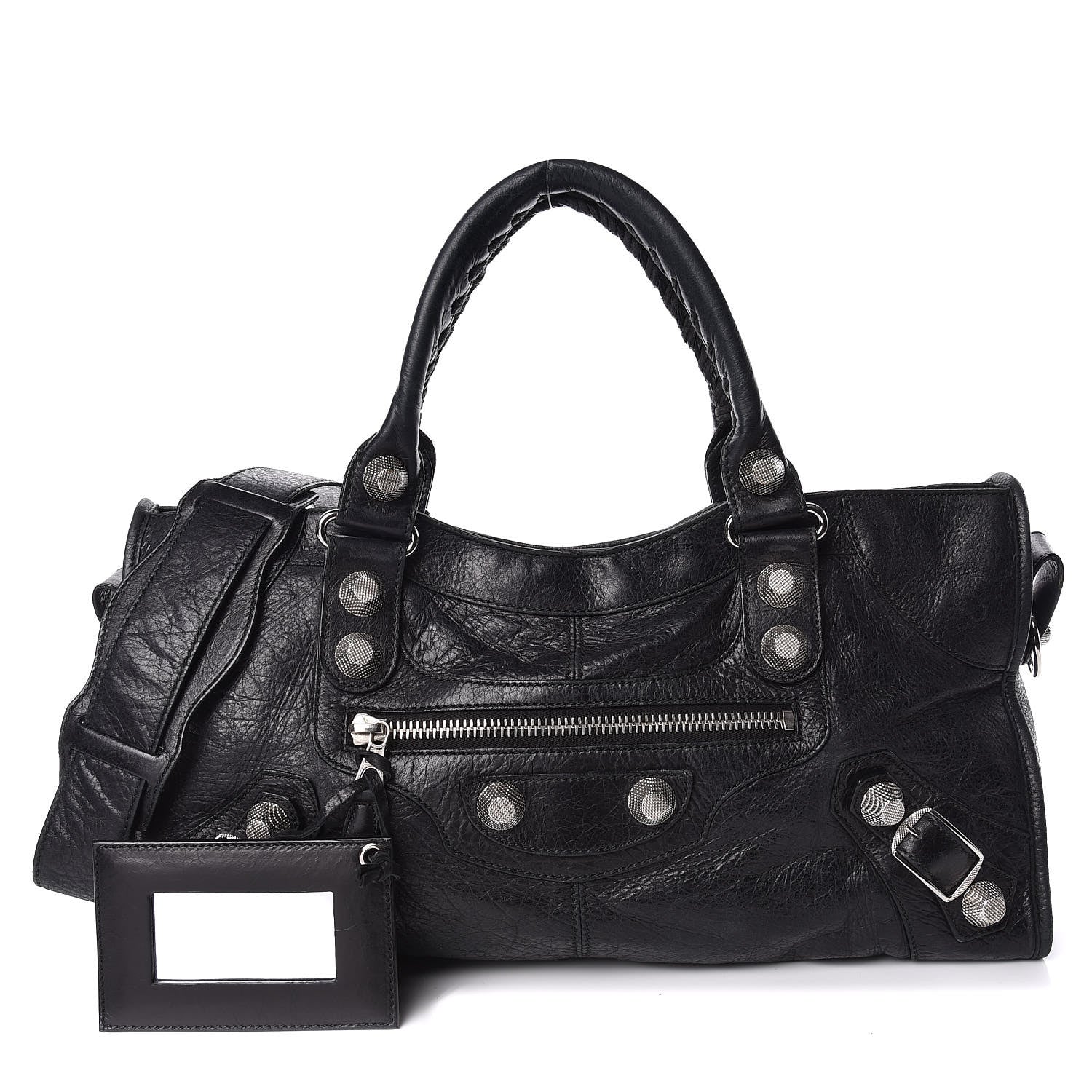 Balenciaga Agneau Giant 21 Silver Hardware Part Time Black 1 of 25