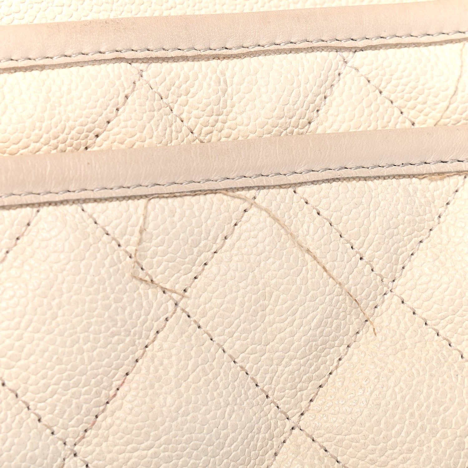 Chanel Caviar Quilted Large French Riviera Flap Beige 5 of 5