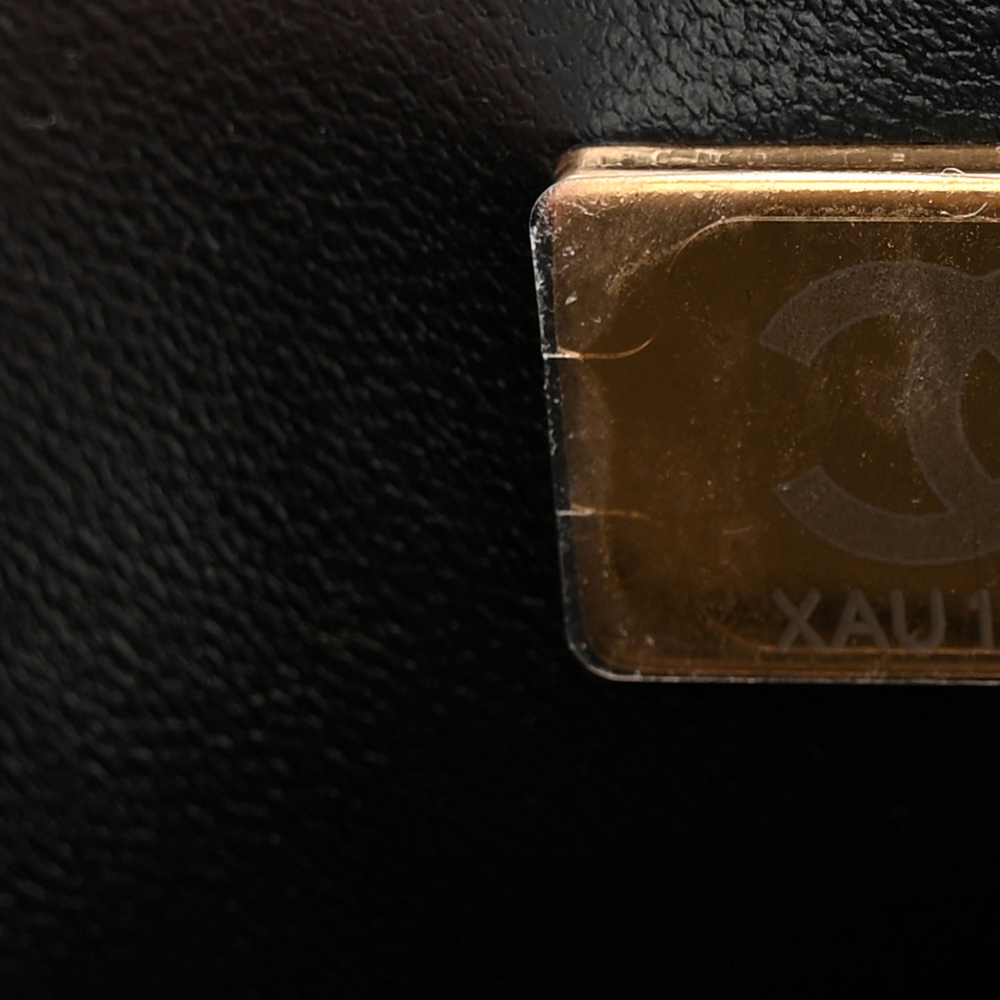 Lambskin Quilted Mini Top Handle Rectangular Flap Black