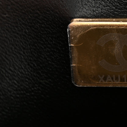 Chanel Lambskin Quilted Mini Top Handle Rectangular Flap Black 7 of 11