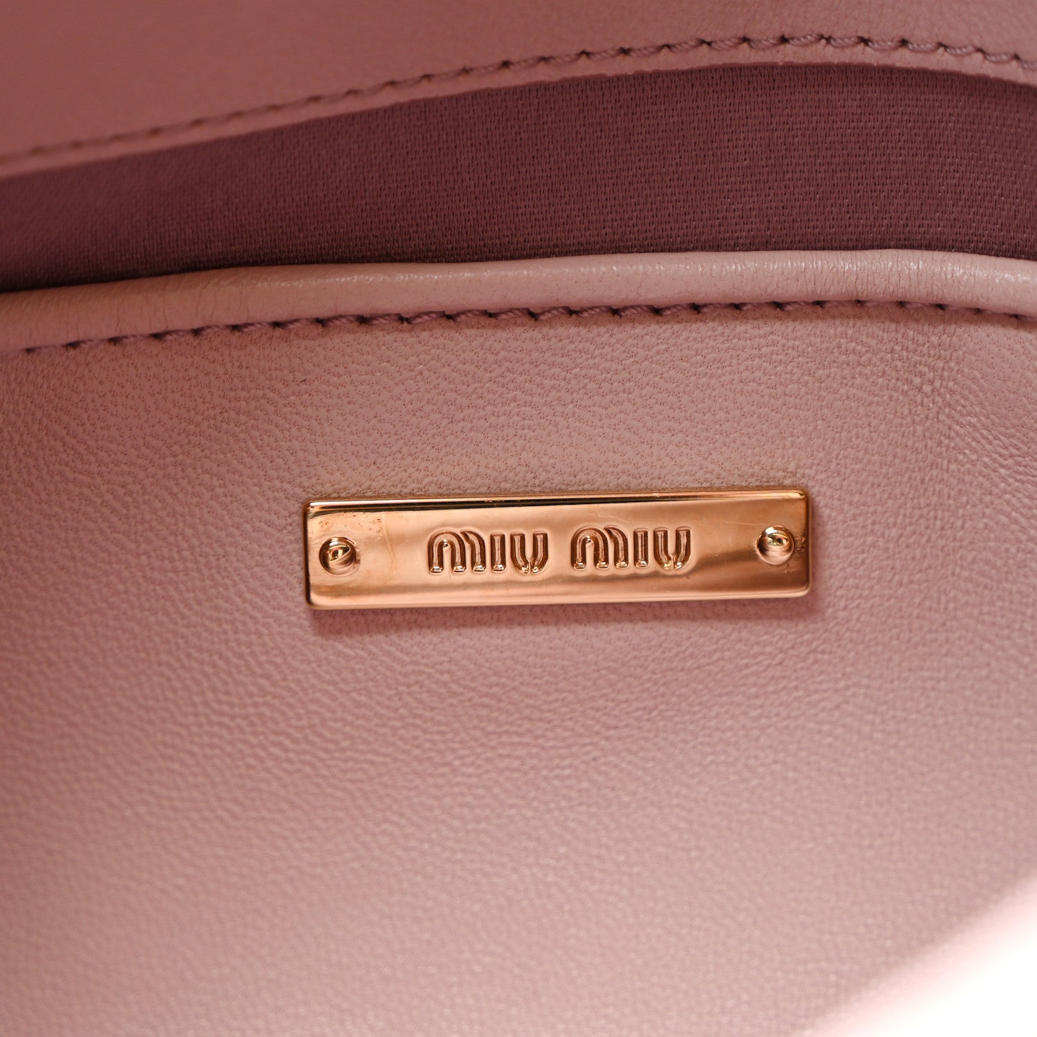 Miu Miu Nappa Matelasse Crossbody Mughetto 6 of 9