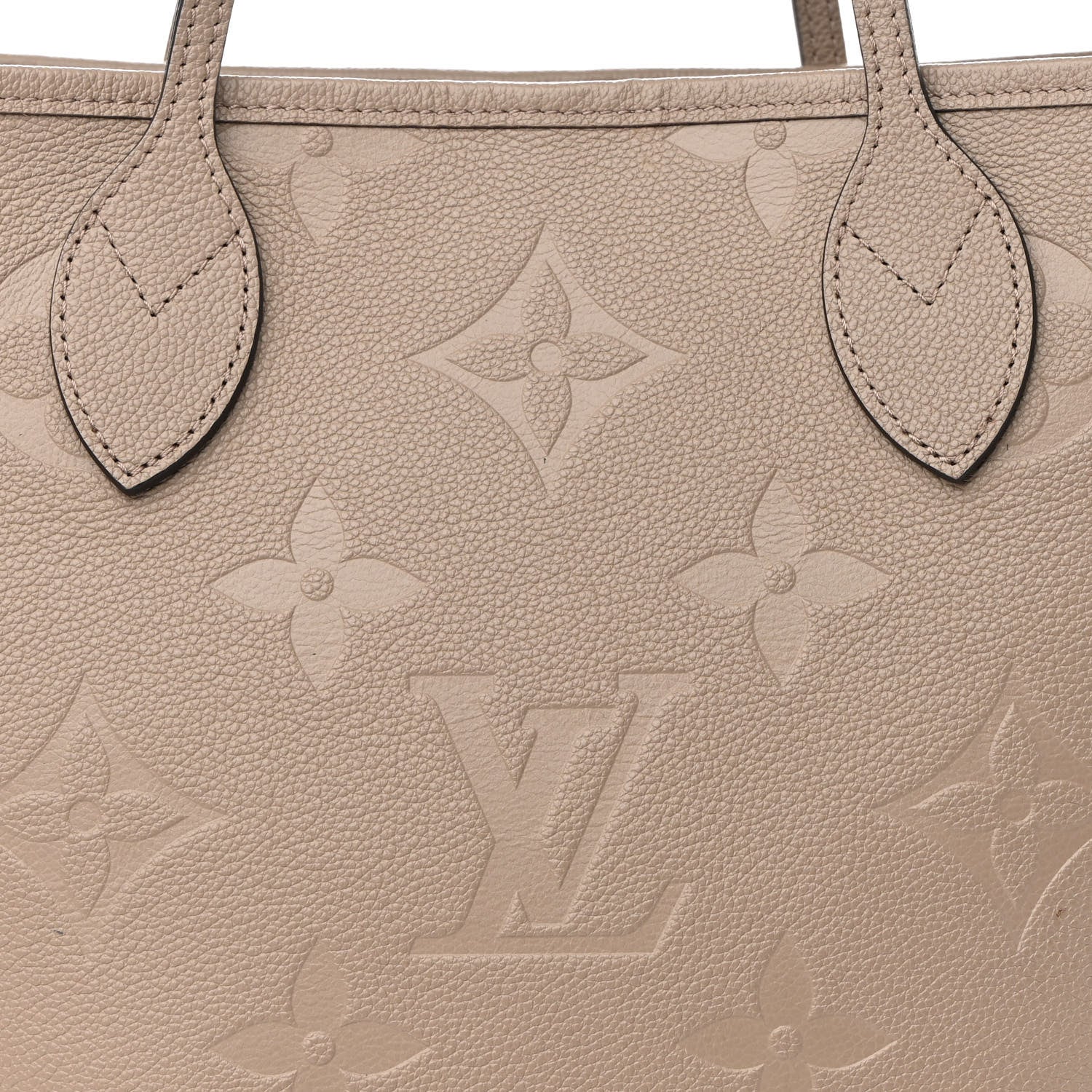 Louis Vuitton Empreinte Monogram Giant Neverfull MM Tourterelle 8 of 12