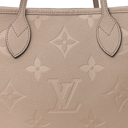 Louis Vuitton Empreinte Monogram Giant Neverfull MM Tourterelle 8 of 12
