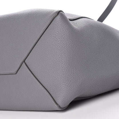 Celine Soft Grained Calfskin Small Belt Cabas Phantom Medium Grey 10 of 11