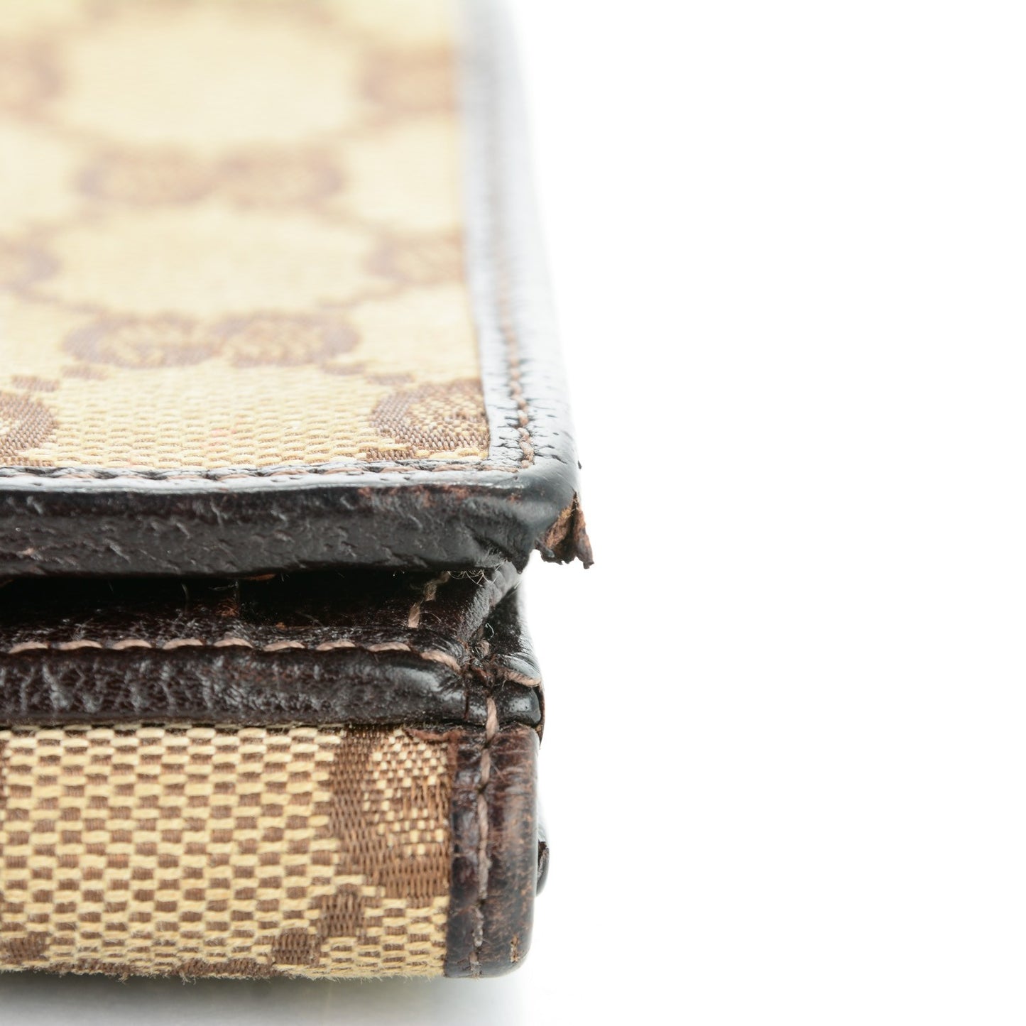 Monogram Abbey Compact Wallet Dark Brown