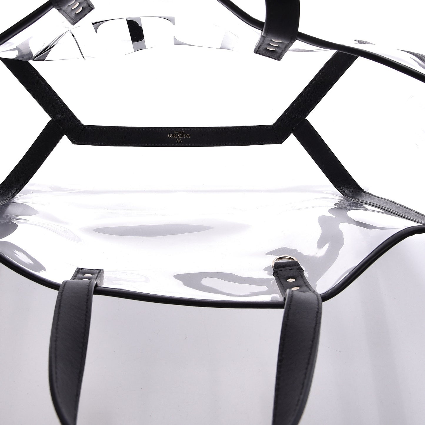 Plexy VLTN Small Shopping Bag Transparent