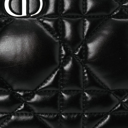 Christian Dior Calfskin Macrocannage Caro Box Bag Black 9 of 13