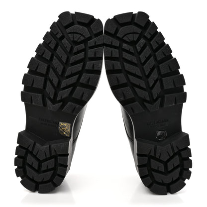 Balenciaga Calfskin Trooper Derby Loafers 39 Black 6 of 9