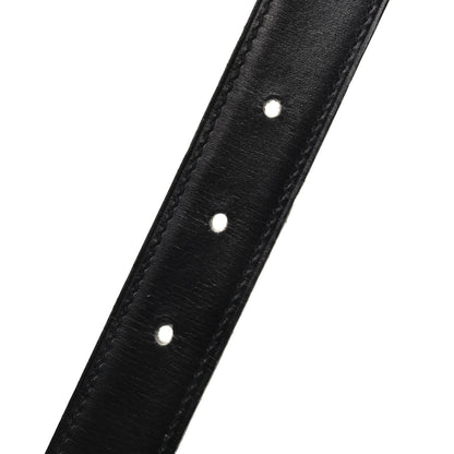 Hermes Box Epsom 24mm Mini Constance H Belt 70 Black Gold 4 of 5