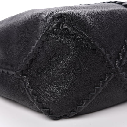Bottega Veneta Cervo Lavato Deerskin Hobo Black 9 of 12