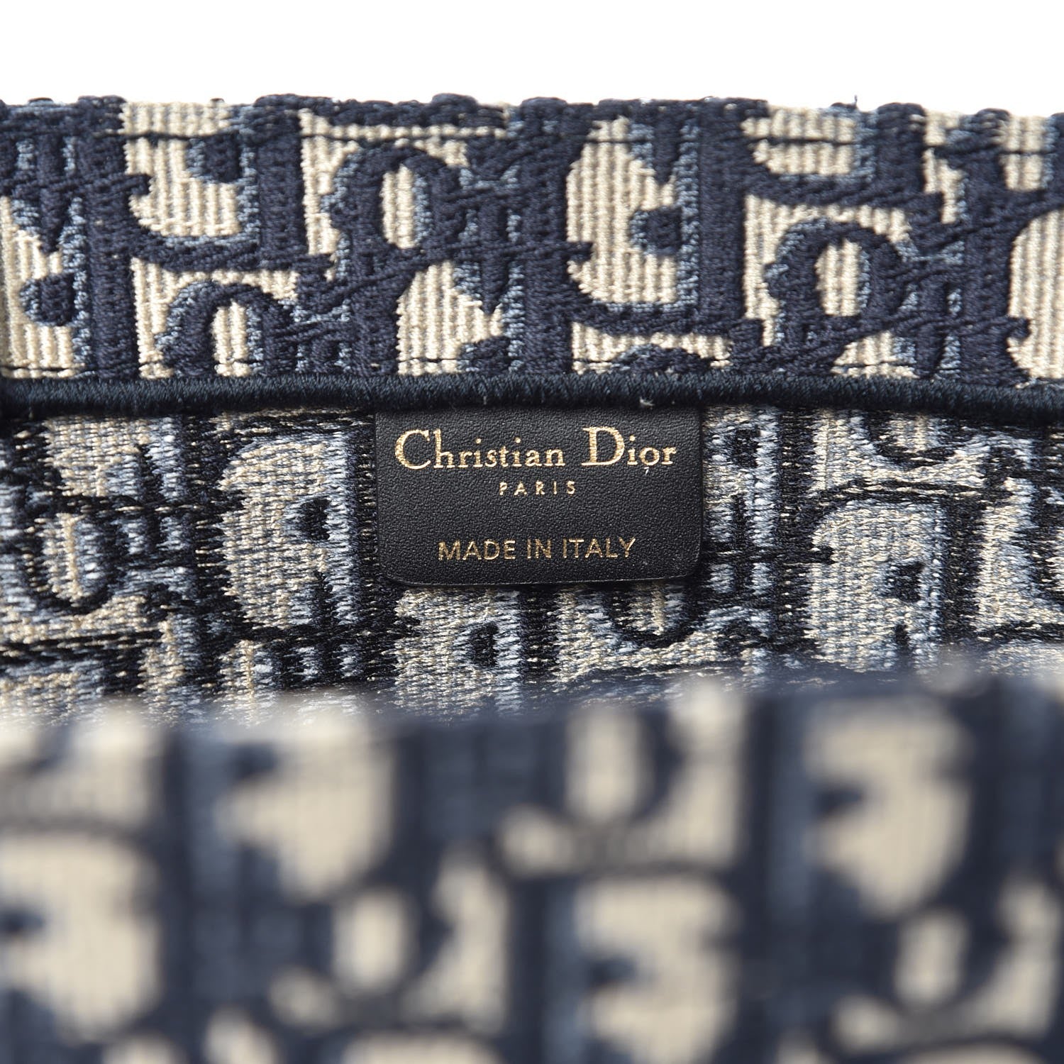 Christian Dior Oblique Book Tote Blue Multicolor 6 of 9