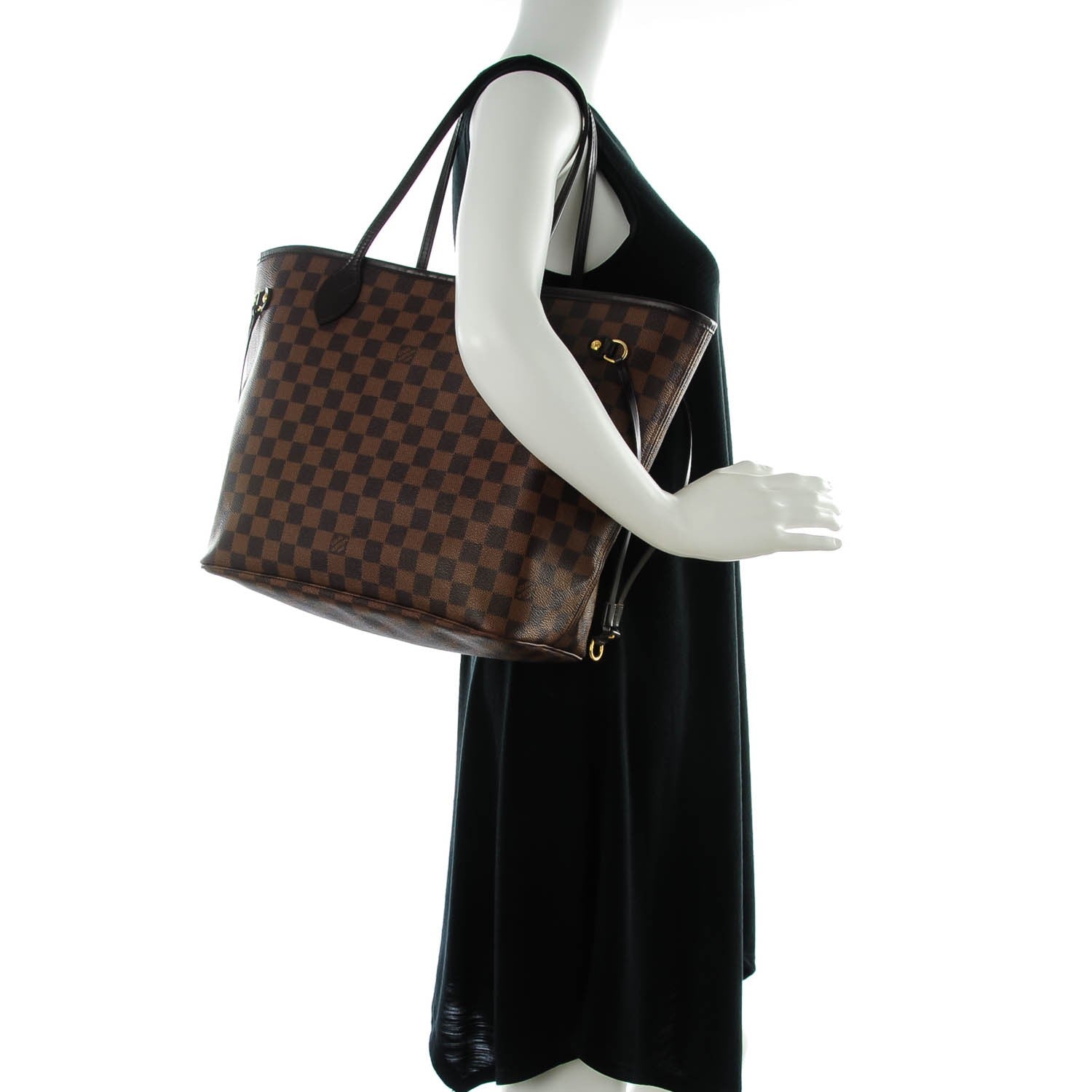 Louis Vuitton Damier Ebene Neverfull MM 2 of 7