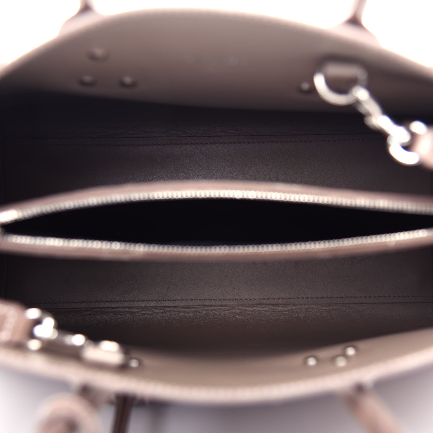 Saint Laurent Grained Calfskin Topstitch Small Classic Sac De Jour Taupe 5 of 12