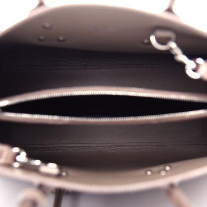 Saint Laurent Grained Calfskin Topstitch Small Classic Sac De Jour Taupe 5 of 12