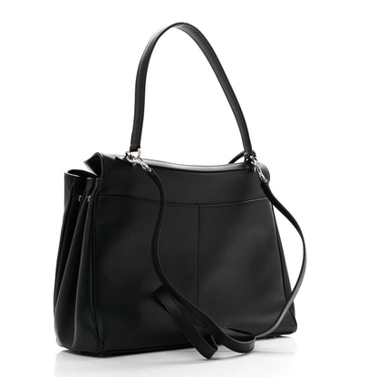 Balenciaga Natural Smooth Calfskin Medium Rodeo Top Handle Handbag Black 3 of 10