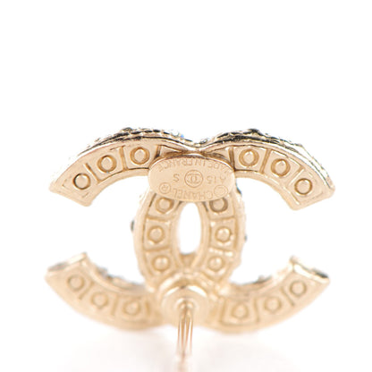 Chanel Pearl CC Earrings Gold 4 of 5