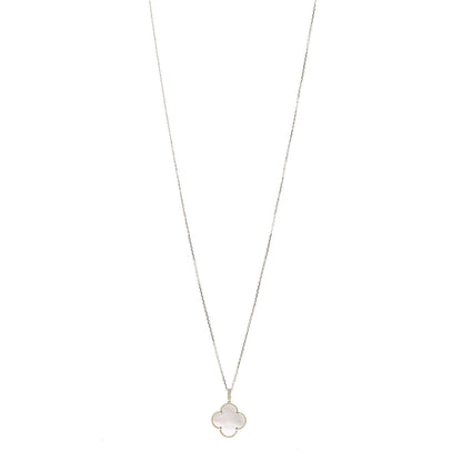 Van Cleef & Arpels 18K Yellow Gold Mother of Pearl Magic Alhambra Long Necklace 1 of 7