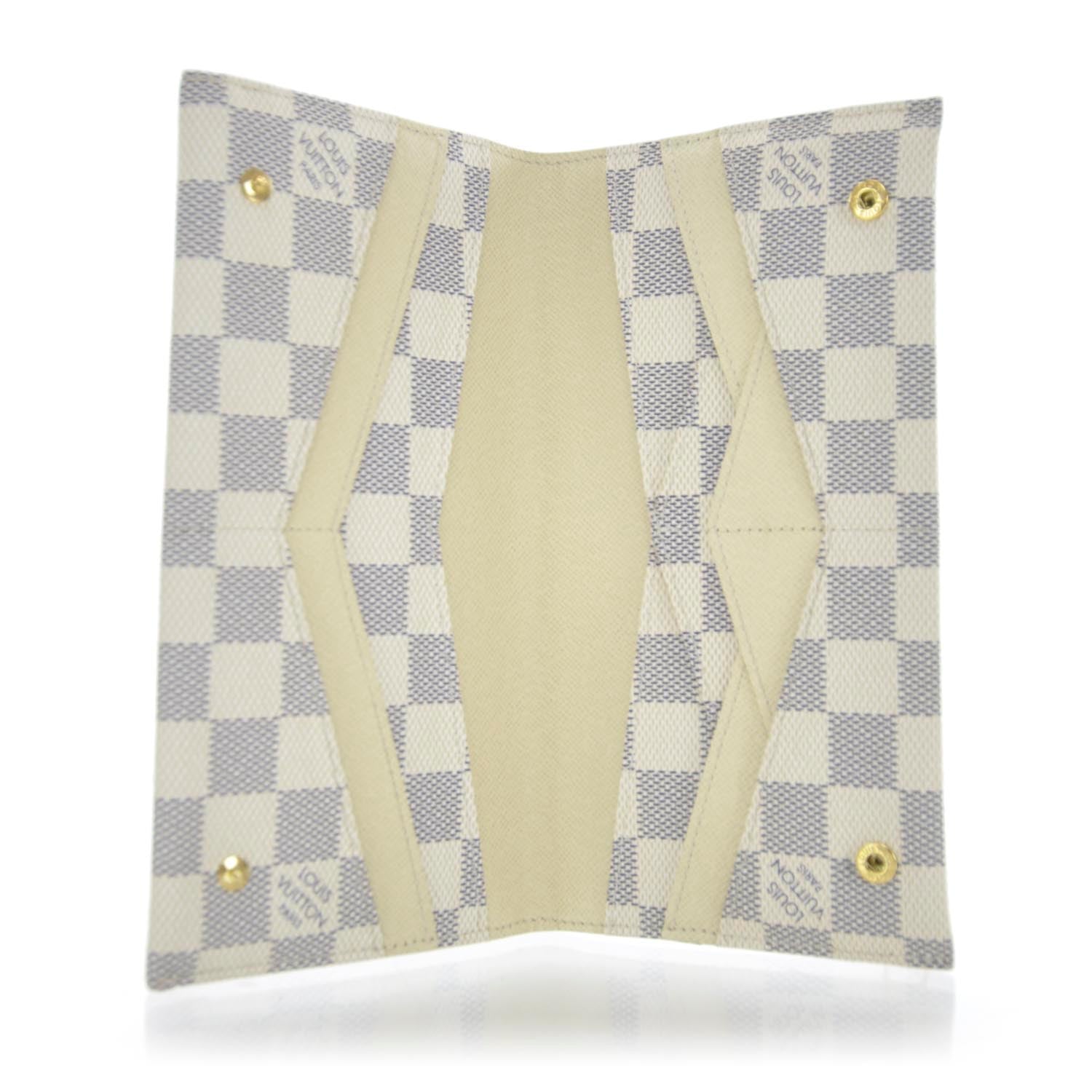 Louis Vuitton Damier Azur Long Origami Wallet 5 of 8
