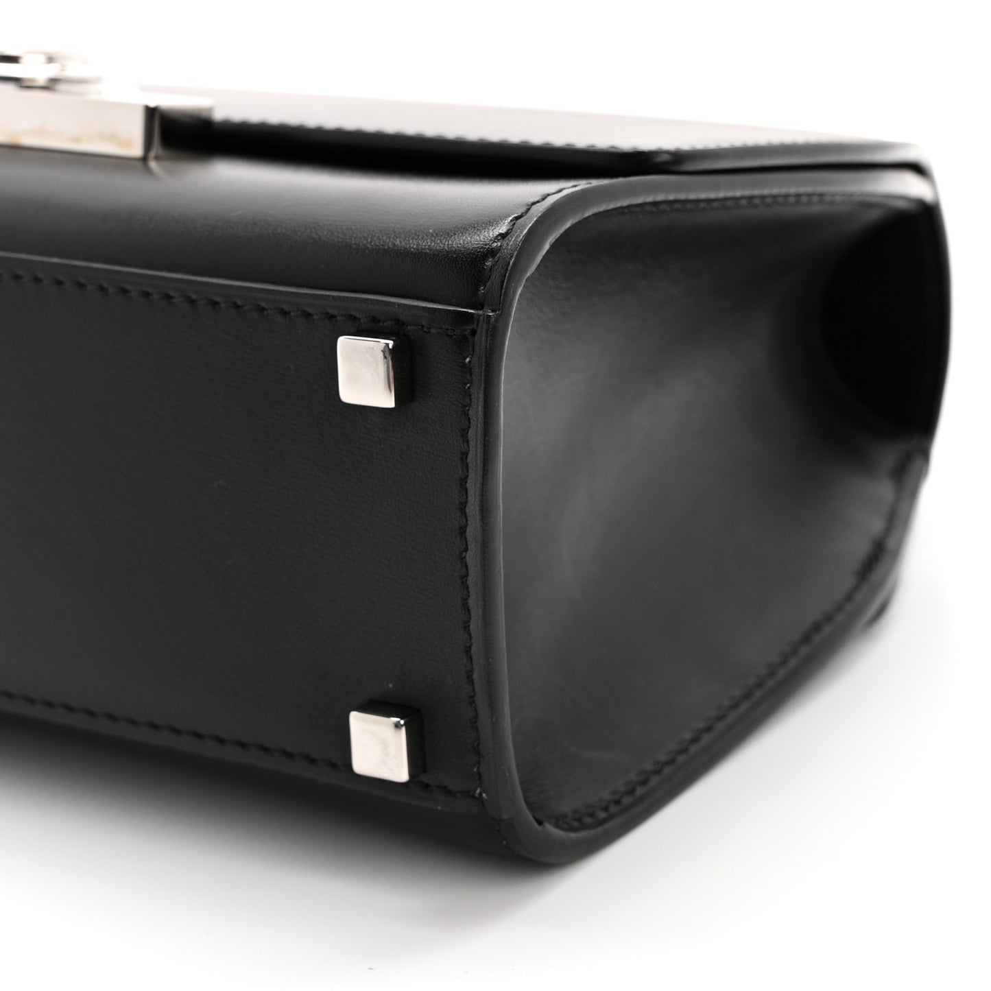 Box Calfskin Rejane BB Black