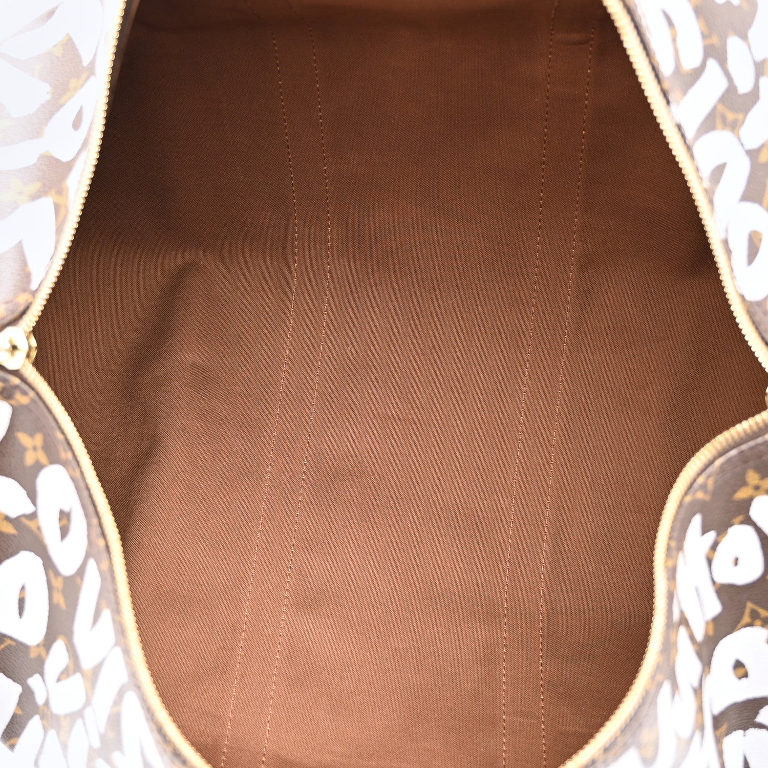 Louis Vuitton Monogram Graffiti Keepall 50 Silver 4 of 9