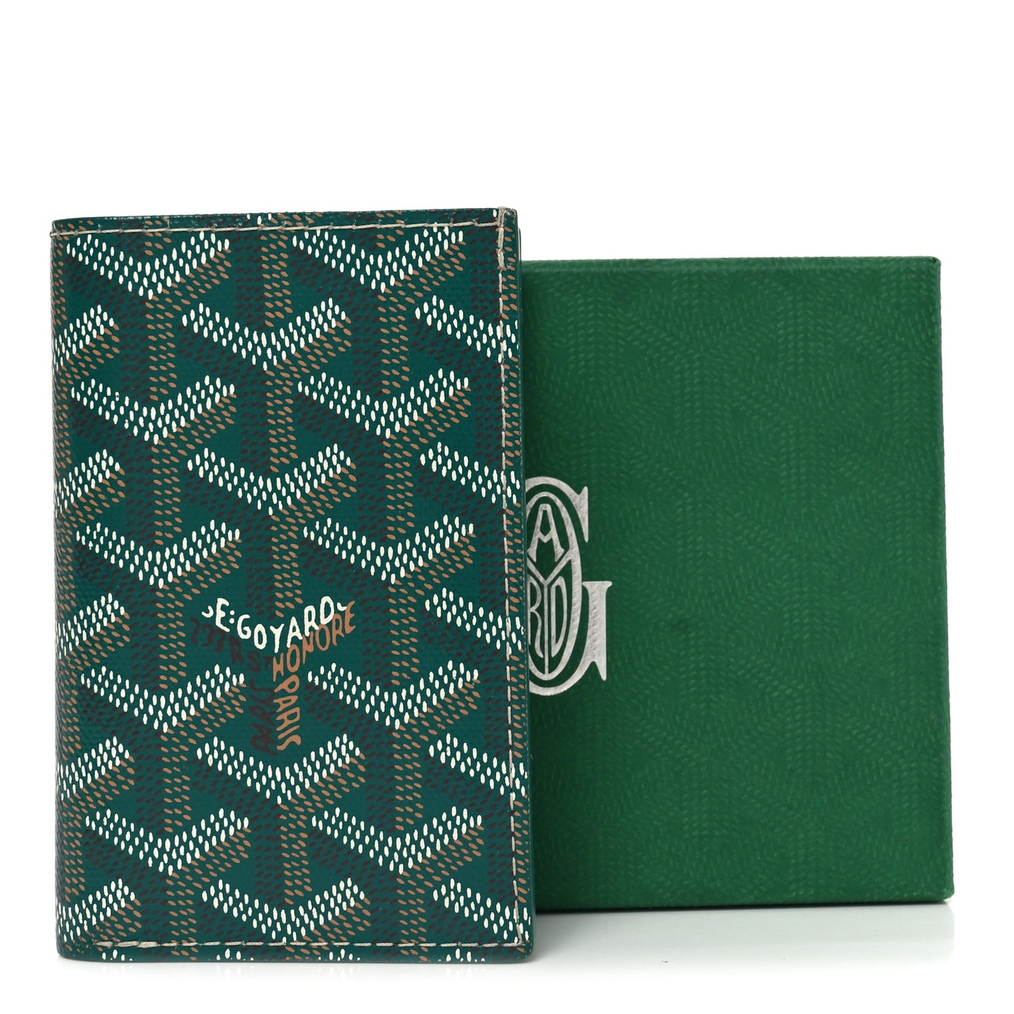 Goyardine Saint Pierre Card Holder Green