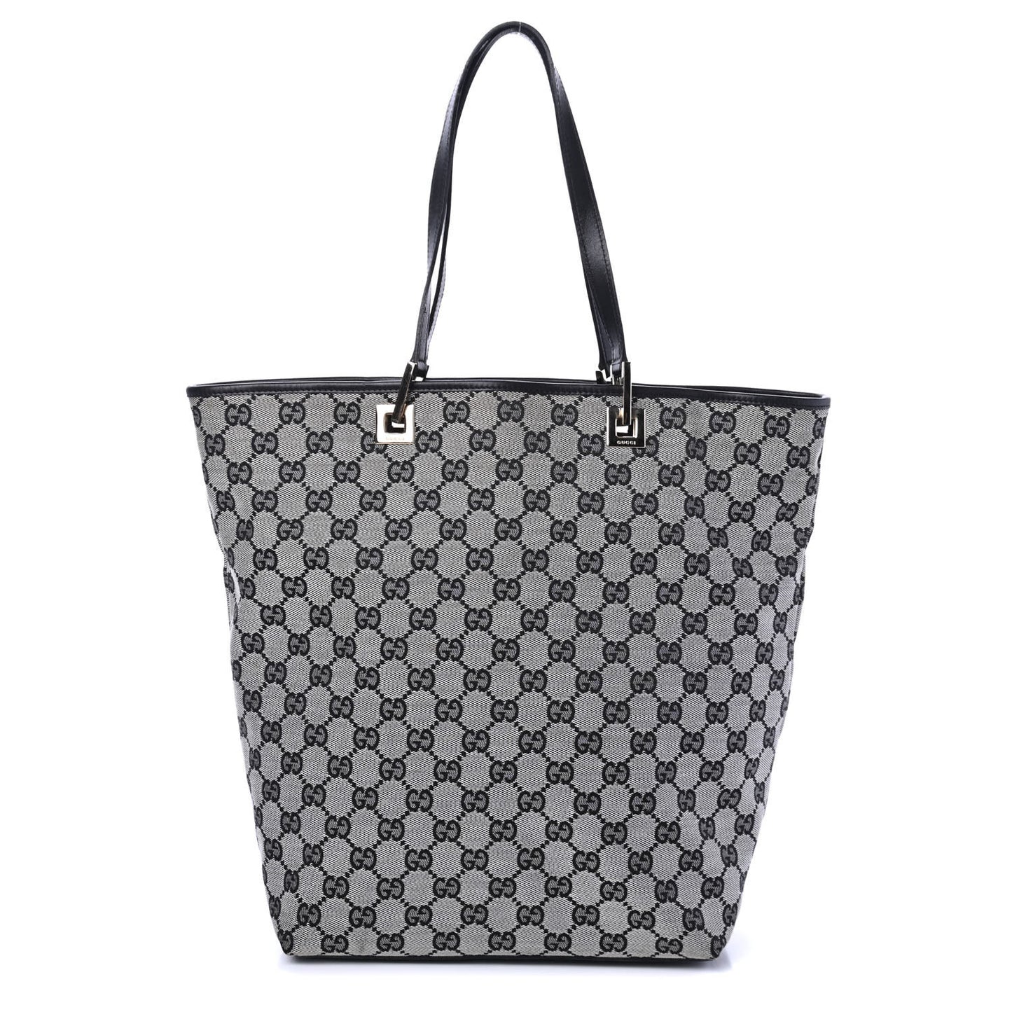 Monogram Large Bucket Tote Black