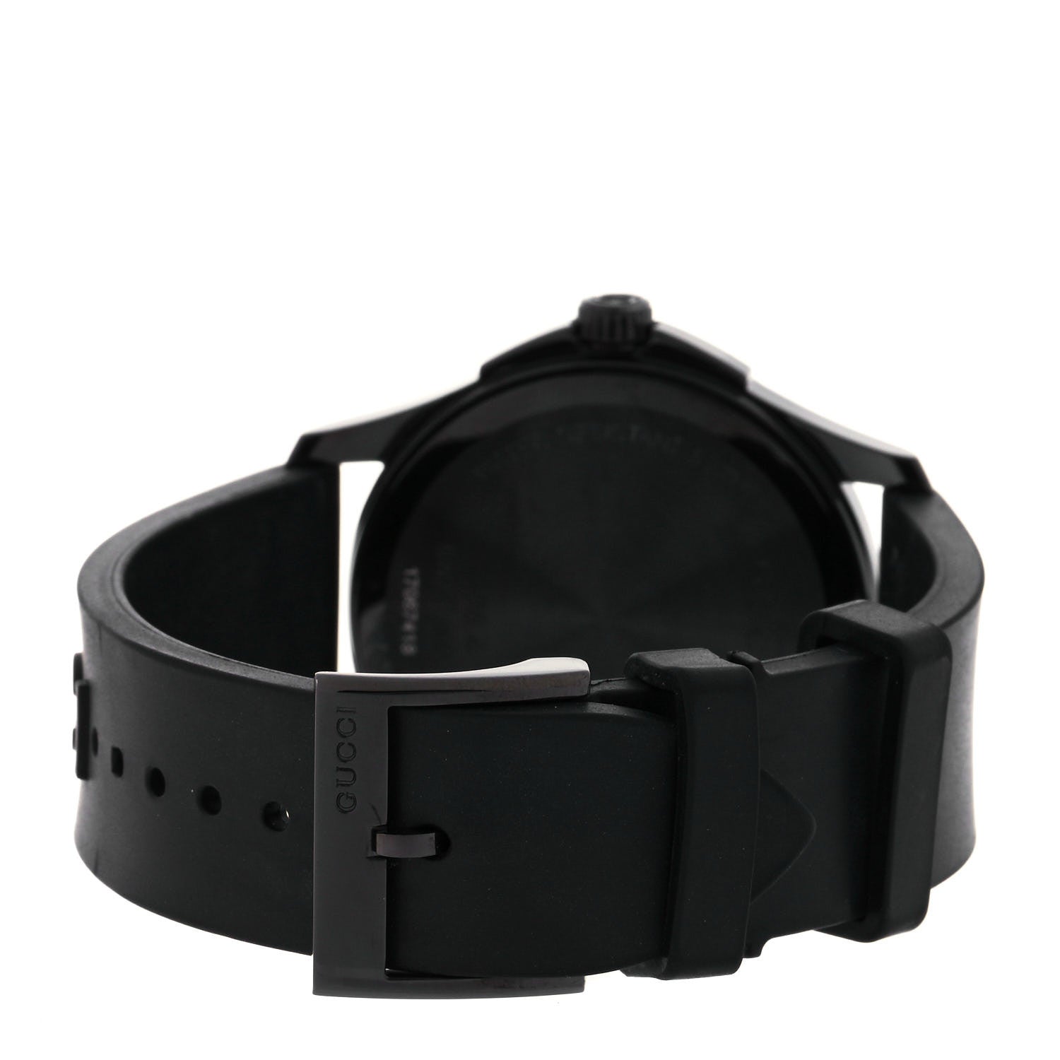 Gucci PVD Stainless Steel Rubber 38mm G-Timeless Angry Cat Quartz Watch Black 3 of 5