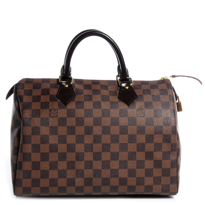 Louis Vuitton Damier Ebene Speedy 30 1 of 8