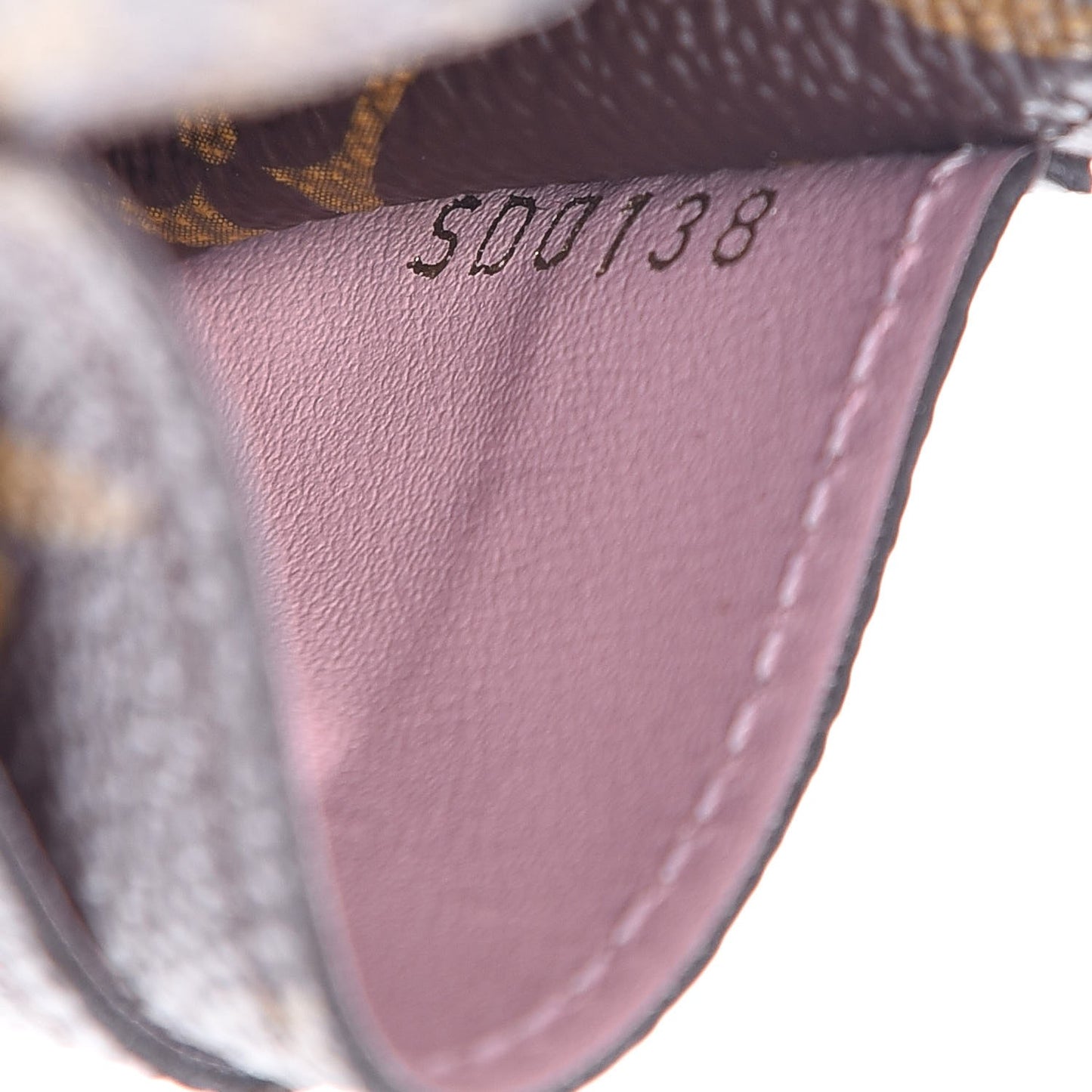 Monogram Sarah Wallet NM Rose Ballerine
