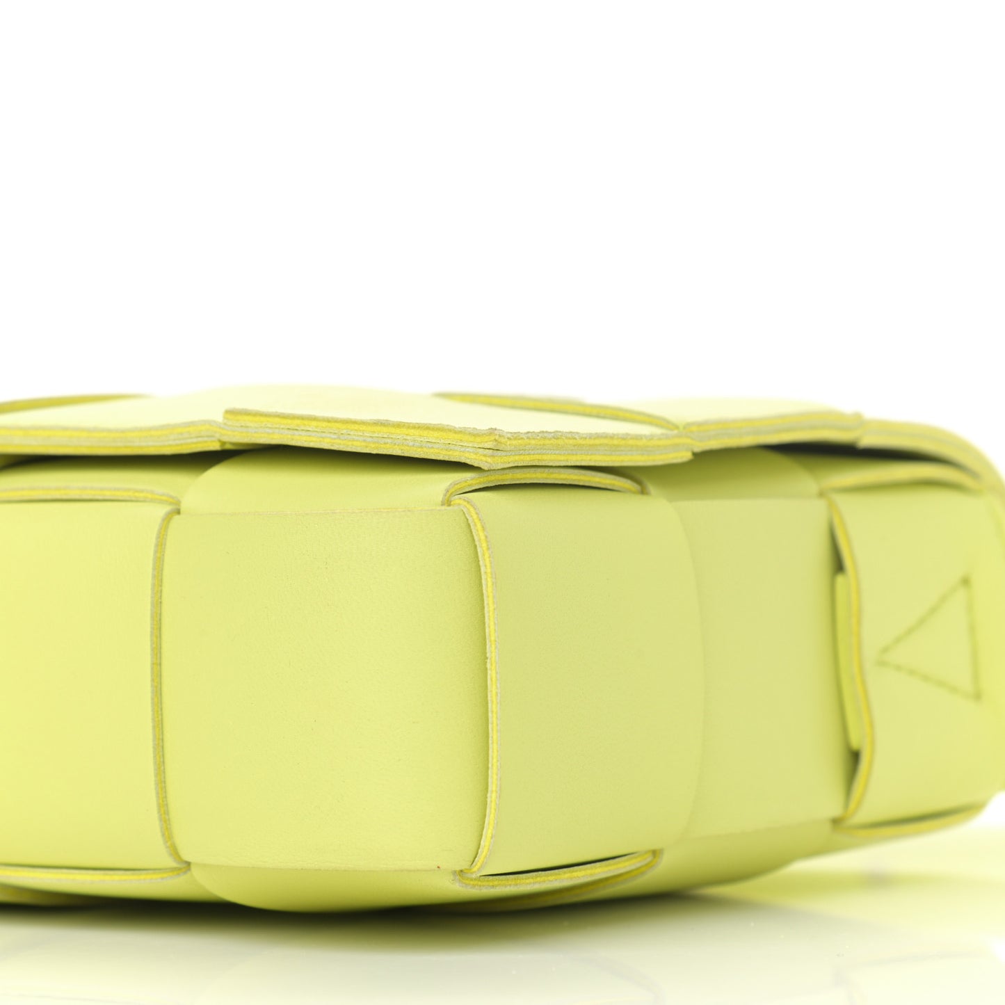 Nappa Maxi Intreccio Cassette Bag Seagrass