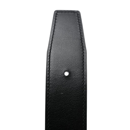 Hermes Box Togo 32mm H Belt 90 Black Chocolate 5 of 10