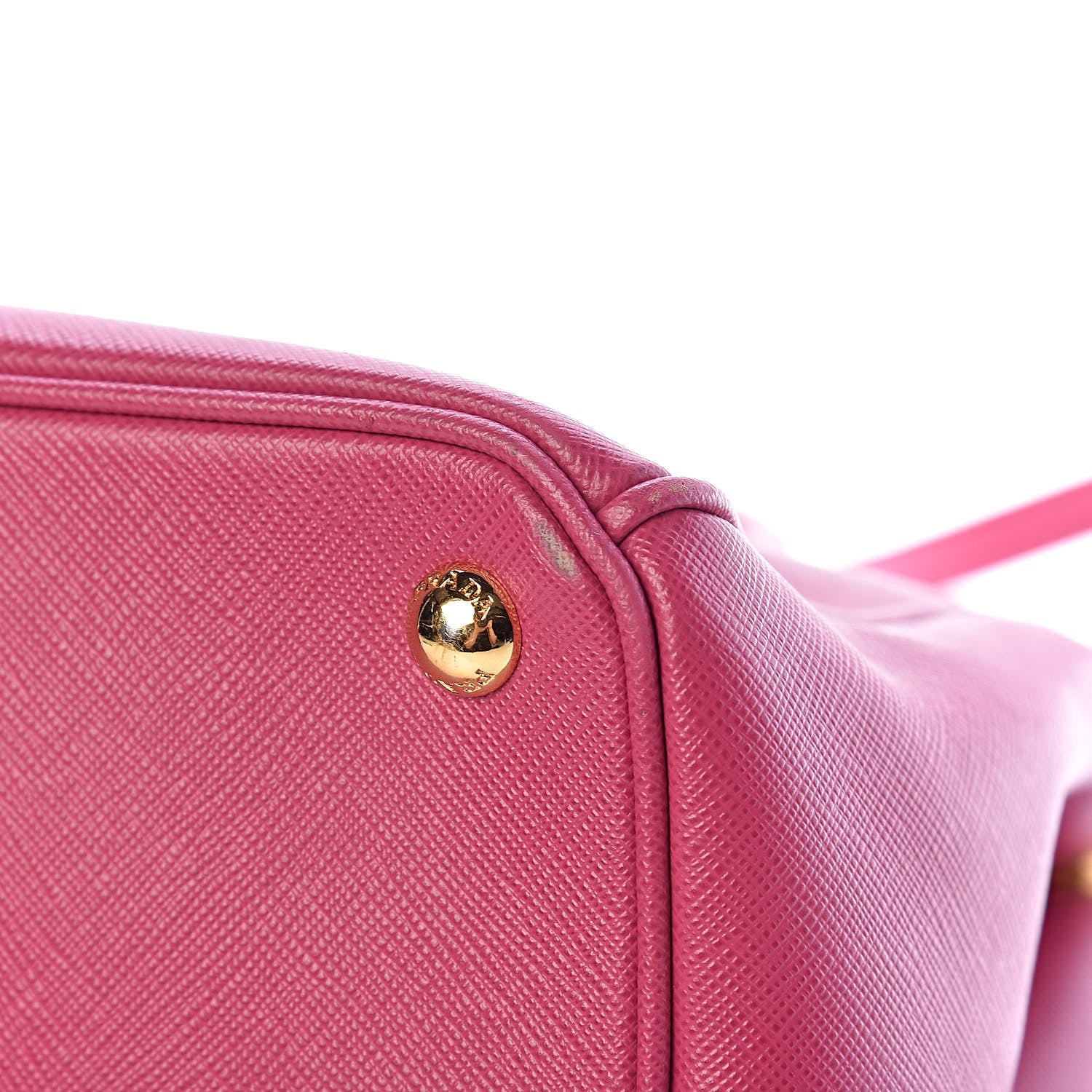 Prada Saffiano Medium Galleria Double Zip Tote Fuxia 11 of 11