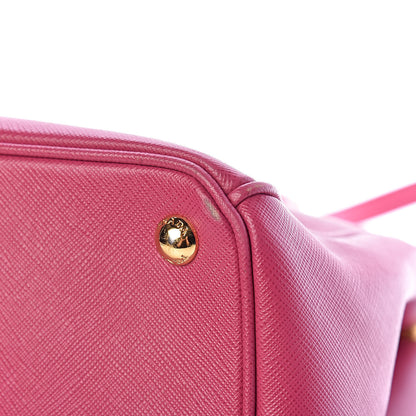 Prada Saffiano Medium Galleria Double Zip Tote Fuxia 11 of 11