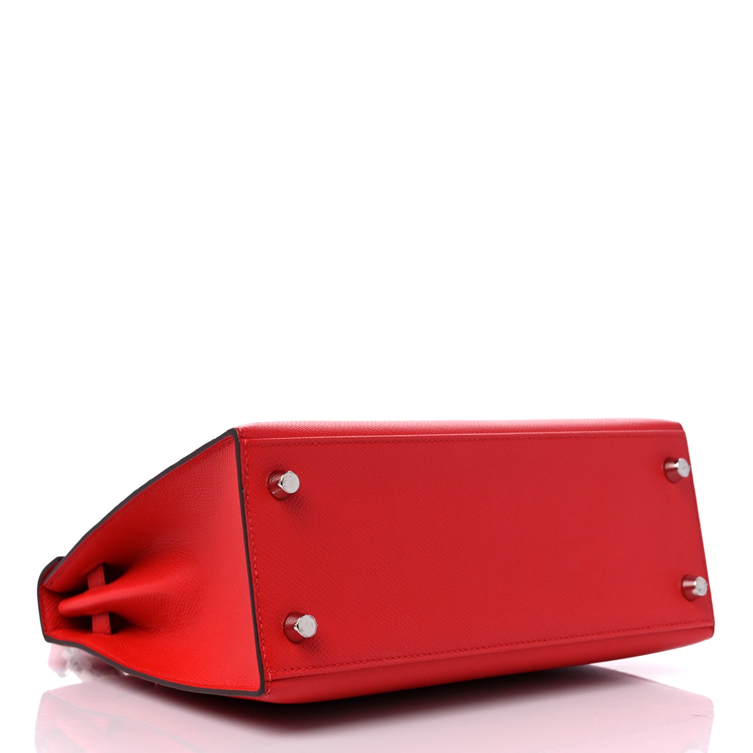 Hermes Epsom Kelly Sellier 25 Rouge de Coeur 4 of 10