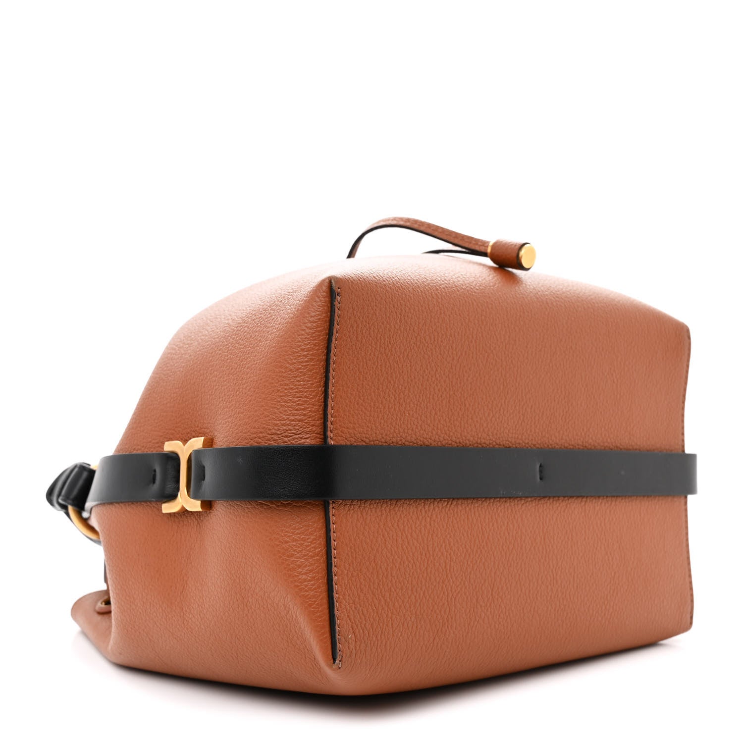 Chloe Grained Calfskin Marcie Bucket Bag Tan 4 of 11